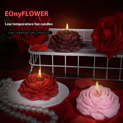 Peony Flower Low Temperature Candles Toy